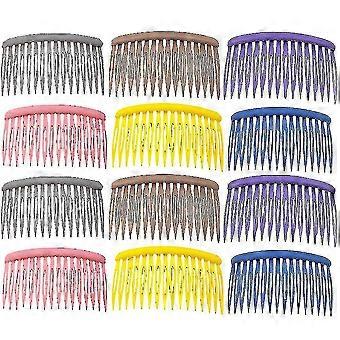 12pcs Side Hair Combs Creative Side Combs Portable Hairdressing Side Combs