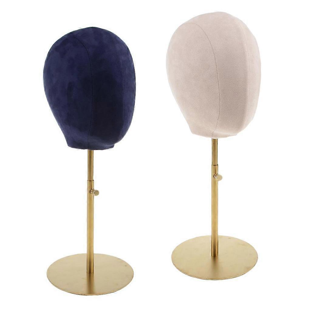 2pcs Adjustable Tabletop Hat Rack - Wigs Storage Holder Display Stand - Photography Model