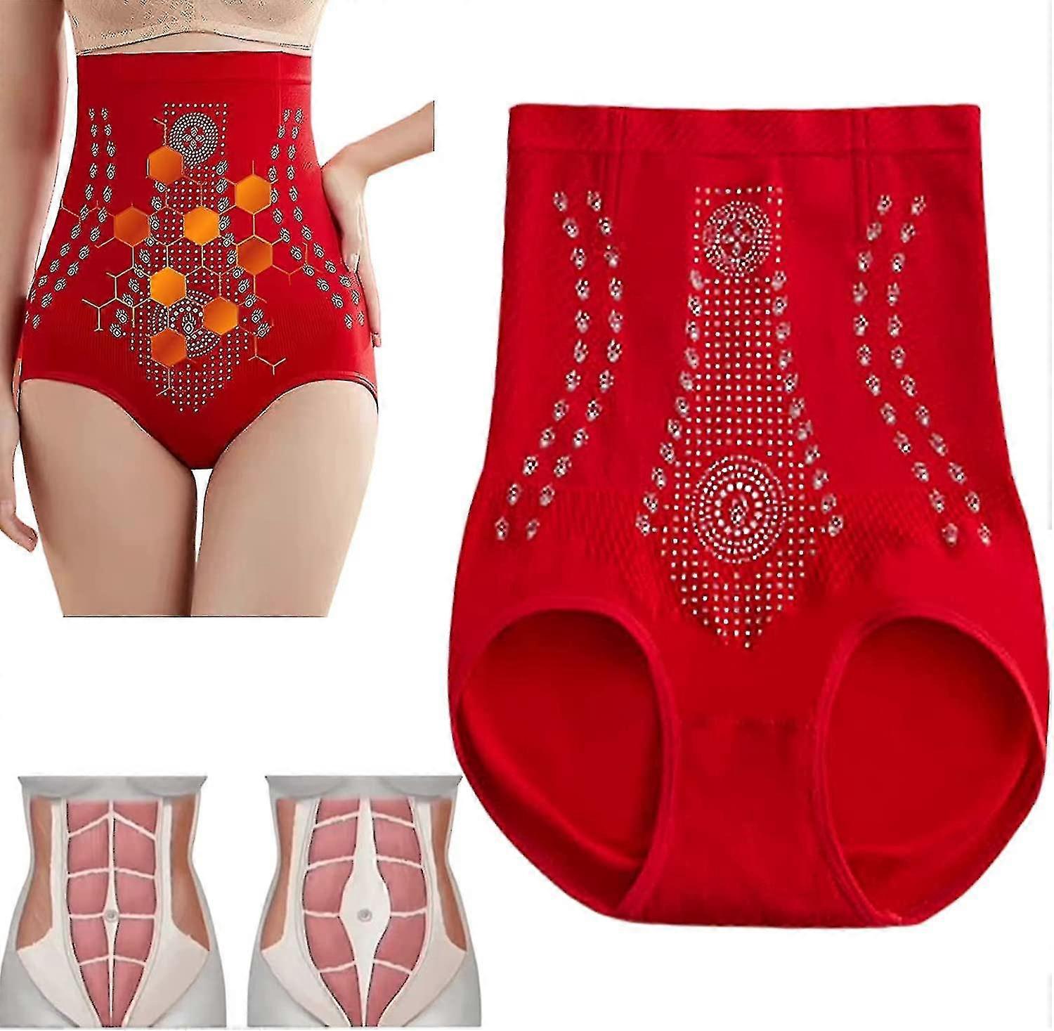 Ions Tech Unique Fibre Restoration Shaper, Graphene Honeycomb Vaginal Tightening&body Shaping Briefs,fat Burning Tummy - D