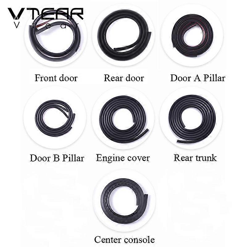 Door seals for Haval F7 F7X, rubber sticker strips, sound insulation, automobile accessories