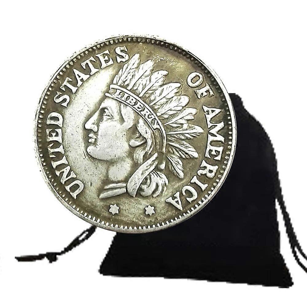 1851 歴史的な 1 ドルの米国アート コイン ヨーロッパ記念ホーボー ニッケル モルガン ドル コイン - 友人への豪華なギフト + ギフト バッグ
