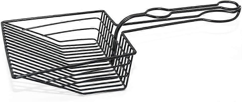 Black (1cm deviation) - Metal Cat Litter Shovel