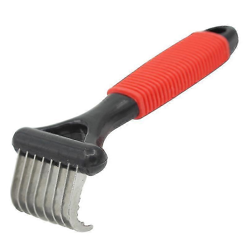 Pet Ging Rake Comb Brush For Dogs Cats Thick Fur Remove