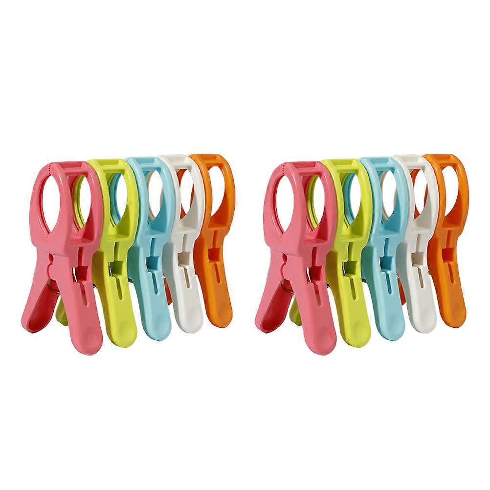 10 Pcs Picture Hanging Hooks Drapery Clips Quilt Clip Plastic Clothes Clamp Clothes Clip String Lights Hanger