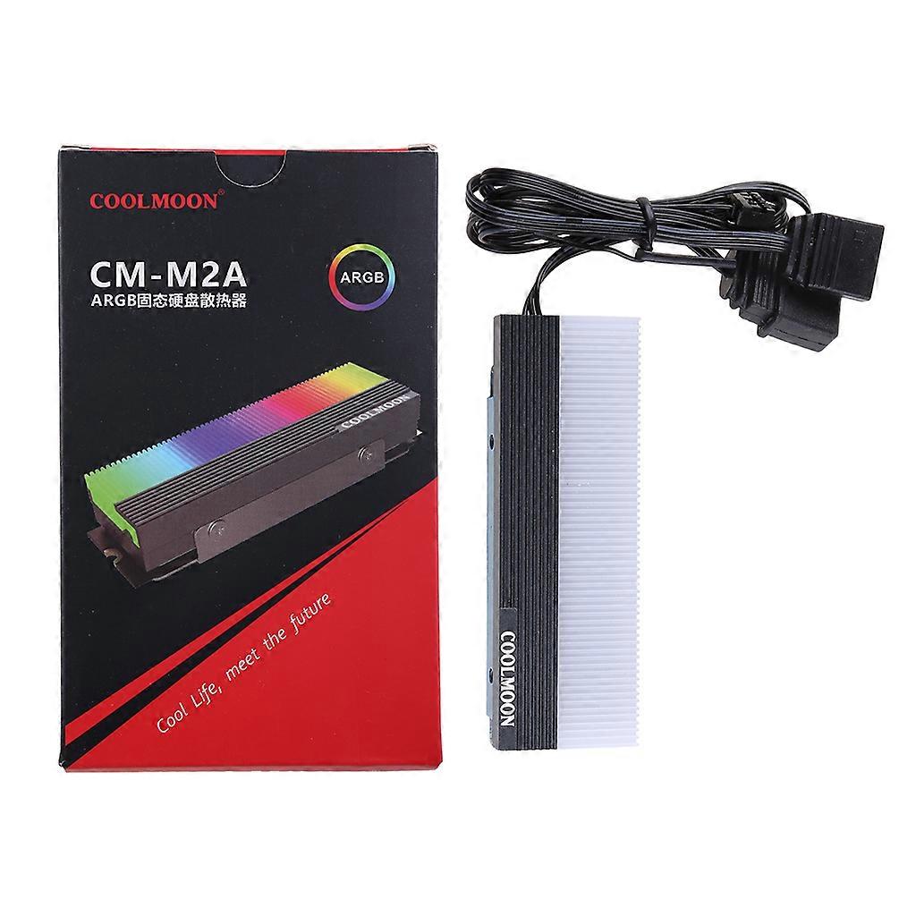 for M.2 SSD ARGB Cooling Sink Solid State Disk 5V Radiator for 2280 for M.2 SSD