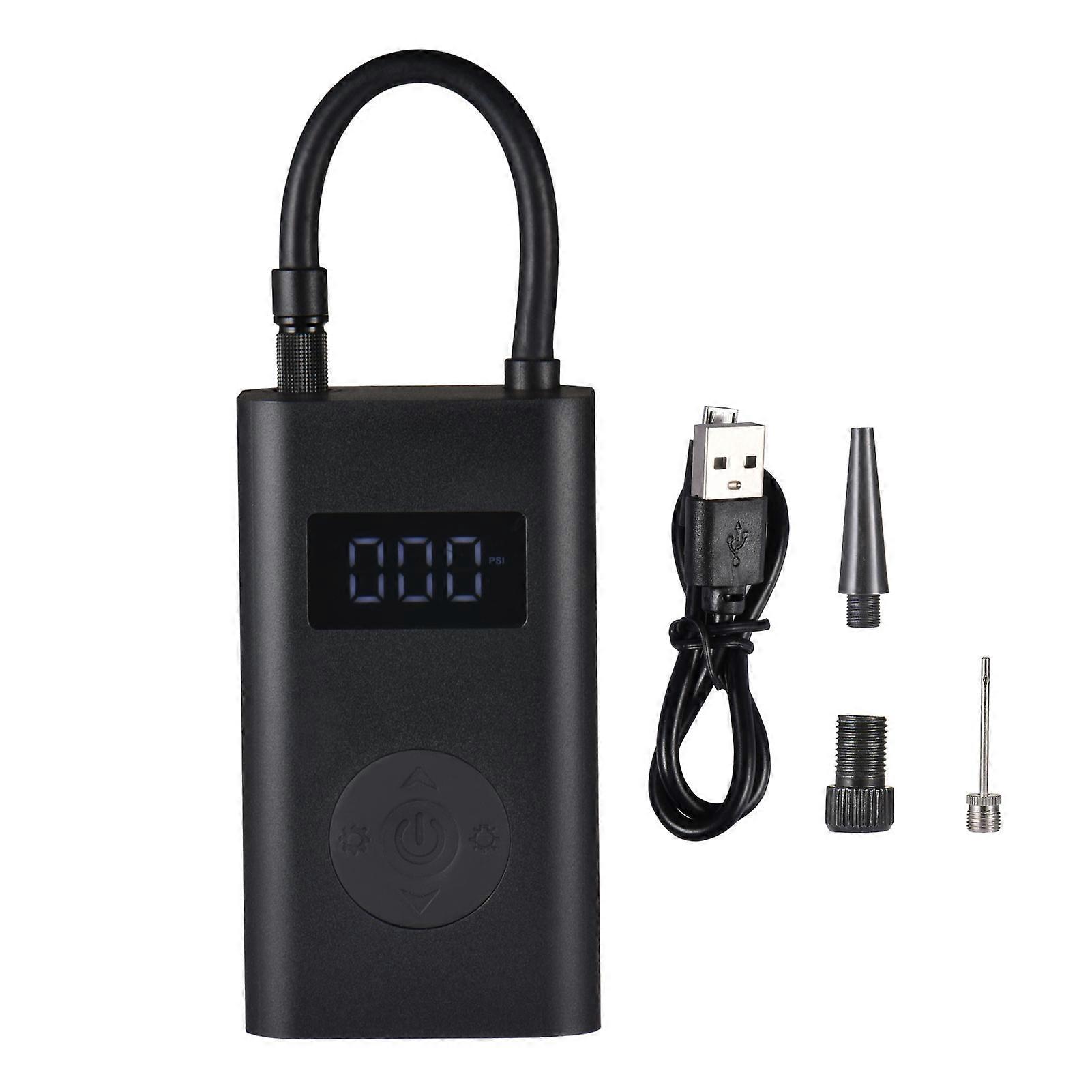 Mini Air Pump Handheld Bicycle Air Compressor Flashlight