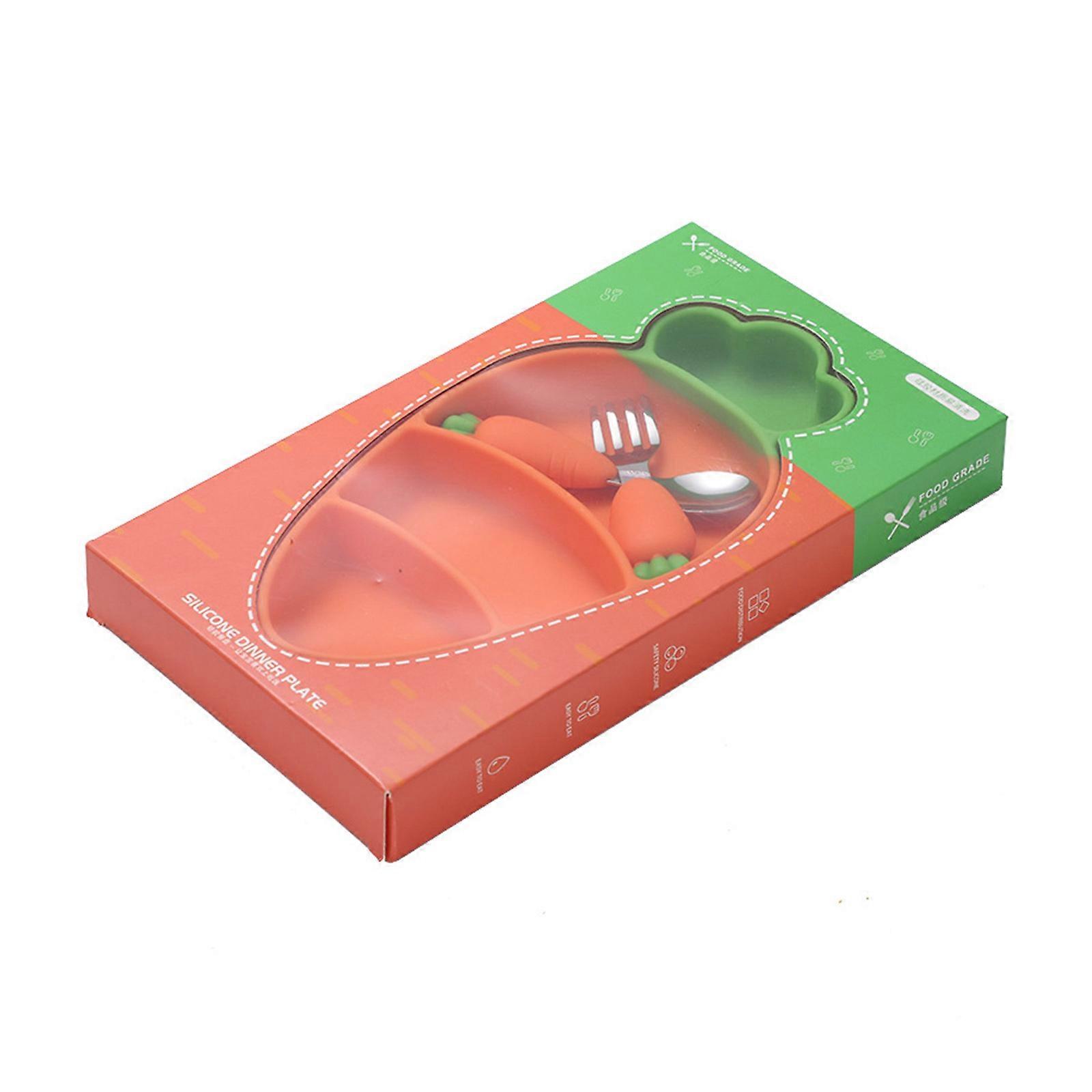 Cute Toddler Utensils Toddler Safe Carrot Flatware Set with  Spoon and Fork