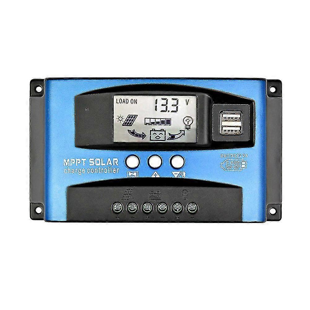 30a Mppt Solar Charge Controller With Lcd Display Multiple Load Control Modes-MXBC