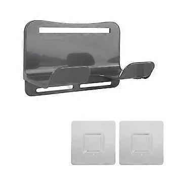 Wall Mounted Rack Hair Brush Organizer Storage Bracket Home Bathroom Abs Material Hair Dryer Storage Rack Hair Dryer Holder