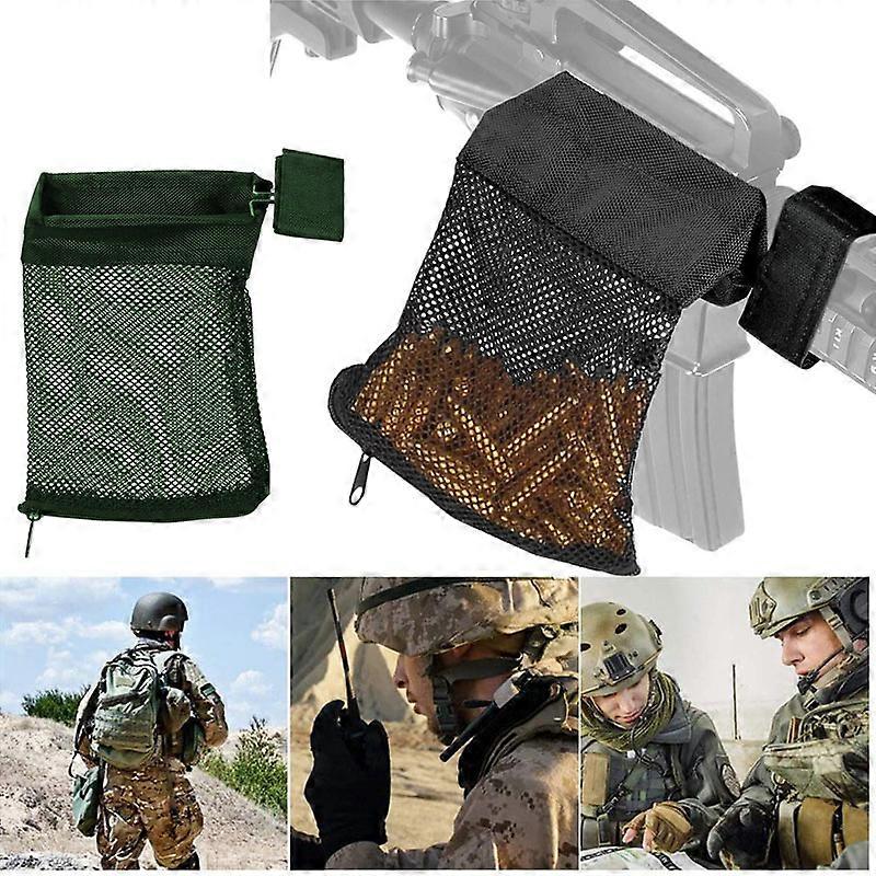 Hunting Tactical M4 Military Gear Army Shooting Brass Ar15 Bullet Catcher Rifle Mesh Trap Shell Catcher Wrap Around Zipper Bag Tw