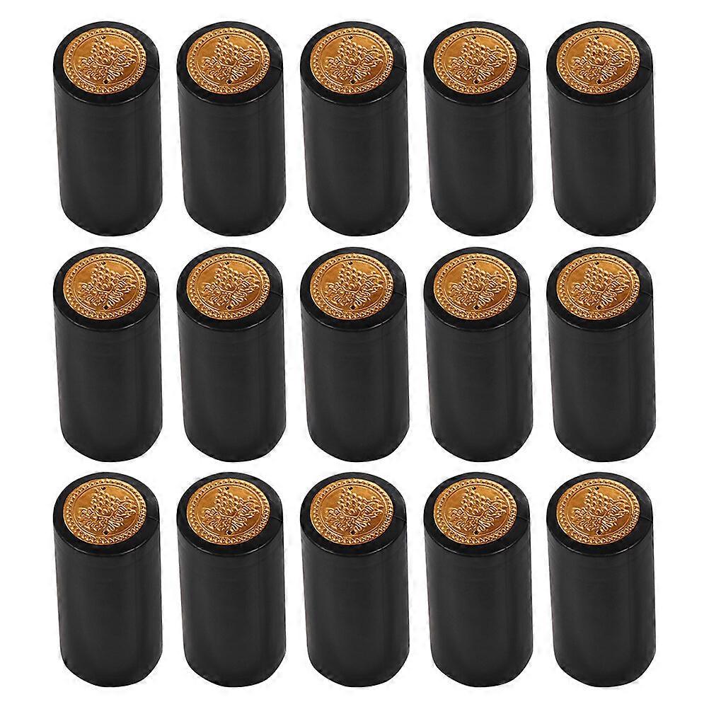 50pcs Wine Bottle Shrink Caps Heat Shrink Caps Wine Shrink Wraps for Wine Cellars Home