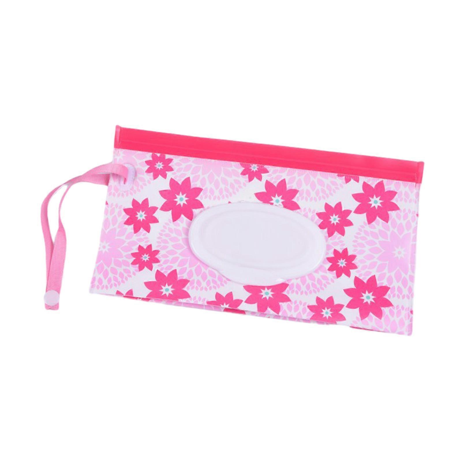 Wet Wipe Bag Container with Loop Reusable Travel Wet Wipe Pouch Dispenser Portable Refillable Wipe Holder Kitchen Bathroom Baby Room Supplies xi