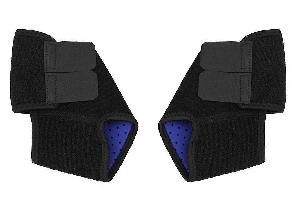 2 Pack Kids Adjustable Nonslip Ankle Tendon Compression Brace Stabilizer (s, Black)