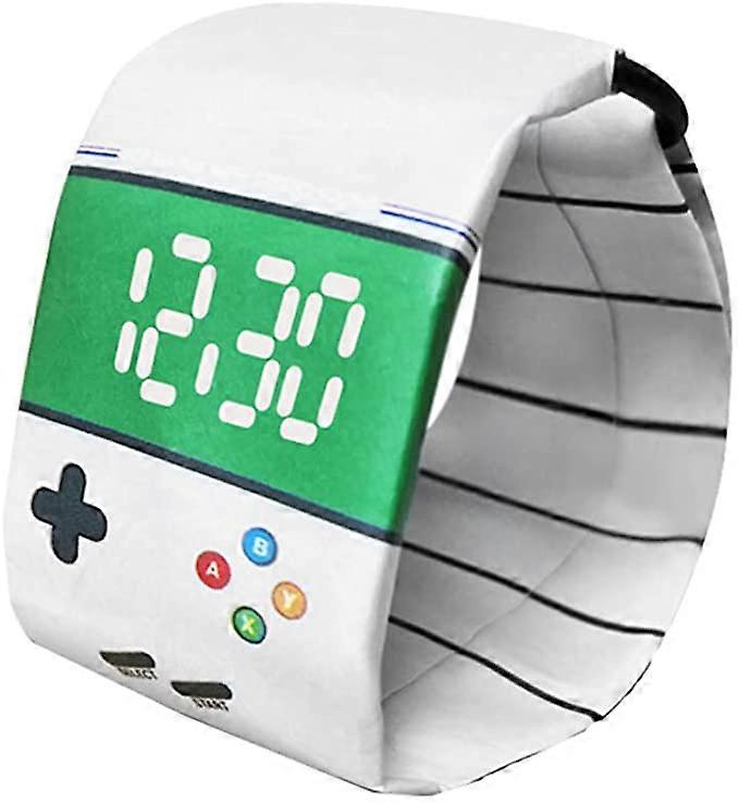 שעון נייר, יצירתי דיגיטלי מגנטי עמיד למים שעון יד, מתנות לגברים נשים בנים בנות