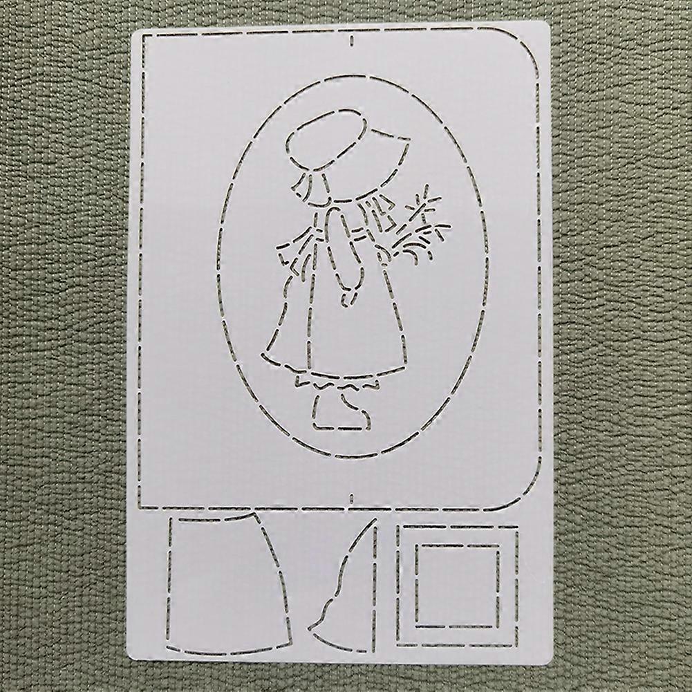 Embroidery Tracing Template Plastic Patchworks Tool for Sewing Embroidery Enthusiasts