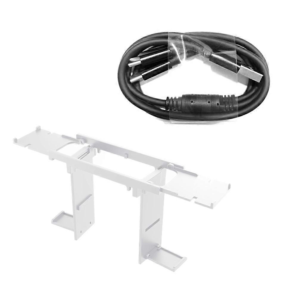 VR Stand and Base Station Charging Cable for PS VR 2 Headset Controller