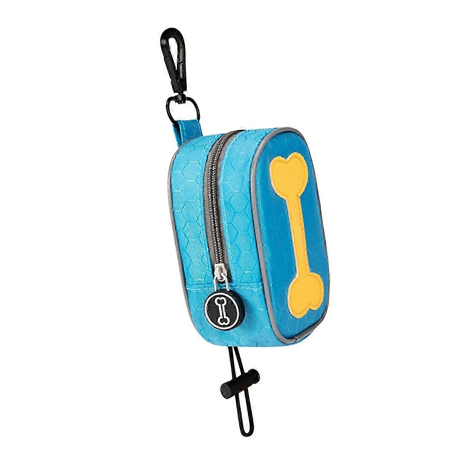 犬用うんちバッグホルダーオックスフォードファブリックメタルクリップ耐久性のあるポータブル犬用廃棄物バッグディスペンサー屋外用WA