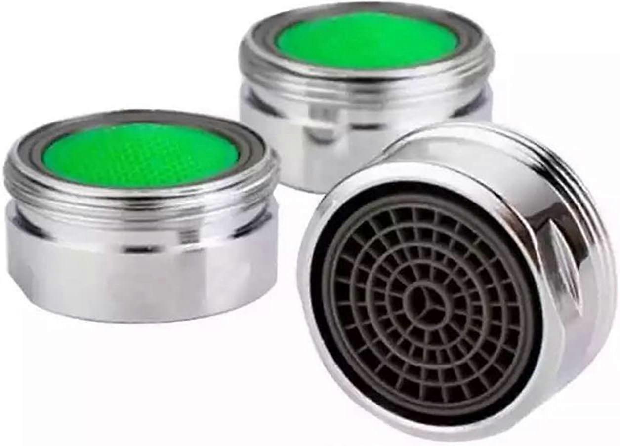Universal Faucet Aerator Set of 3 - Water Saving of 50 Percents Without Loss of Comfort Professional Quality
