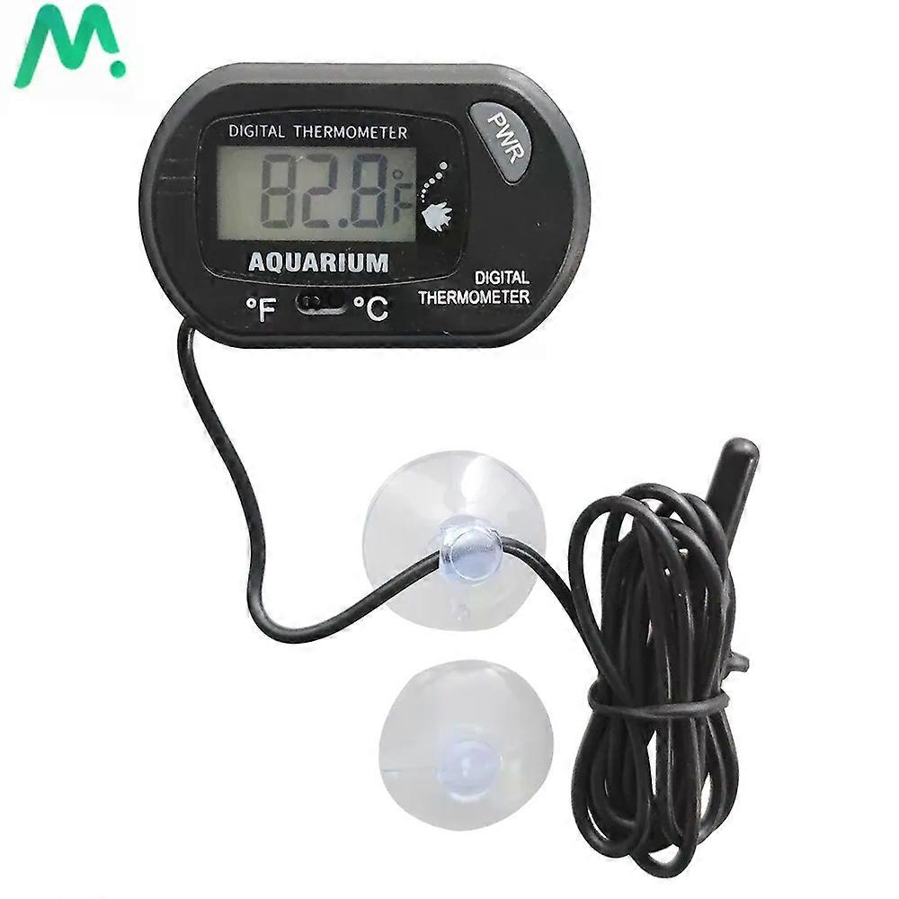 Gaibos Digital LCD Aquarium Thermometer Waterproof Fish Tank Sensor with Probe Temperature Sensor Measuring Tool with Suction Cup