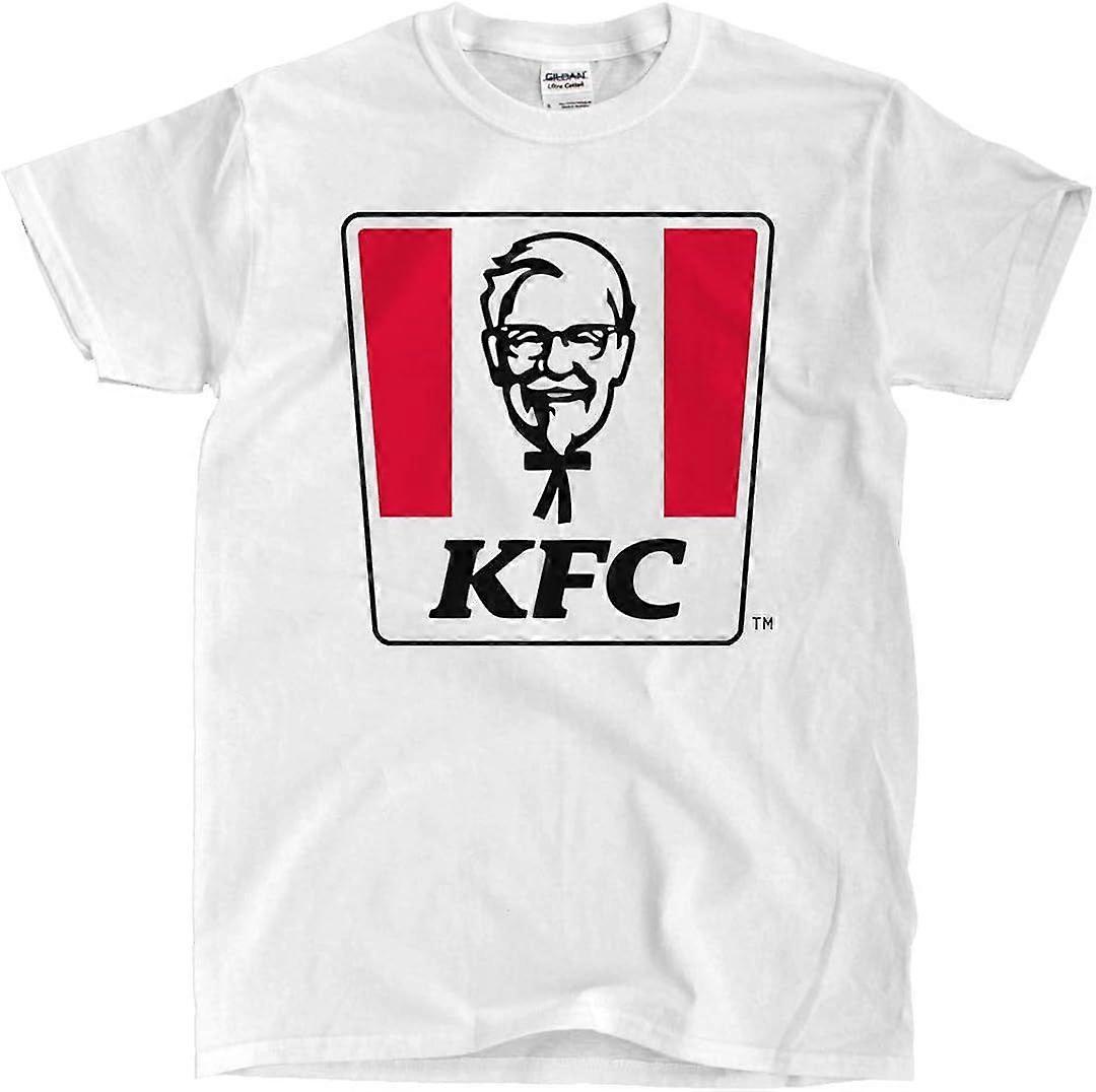 Tricou Quickfits KFC Logo Alb
