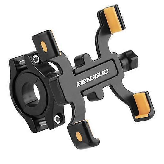 Handlebar Phone Holder Clamping Anti-Slip Stable Phone Cycling Mount Bike Rearview Mirror Bracket for