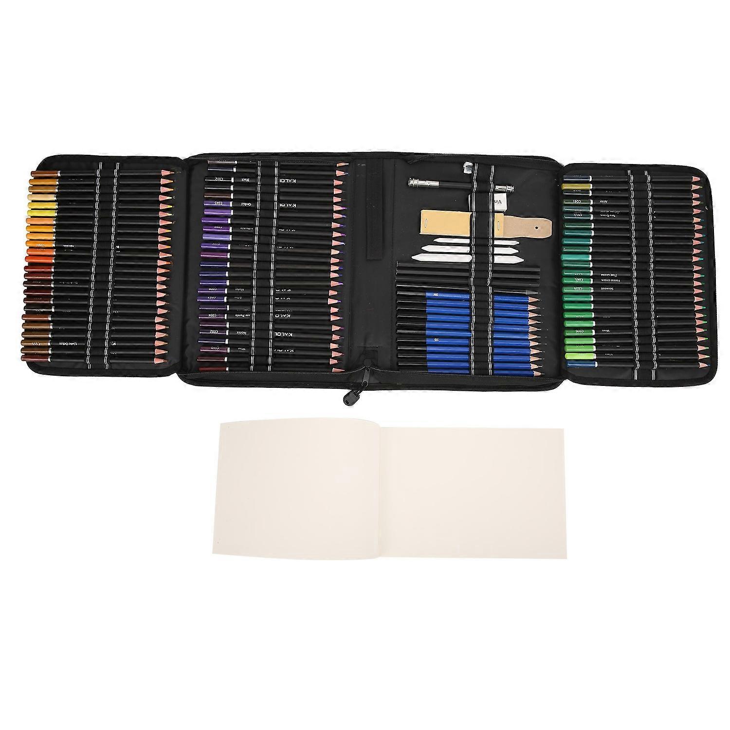 Colored Pencil Set Oily Basswood Writing Smoothly Sketch Pen Suit for Art Coloring Drawing Crafting