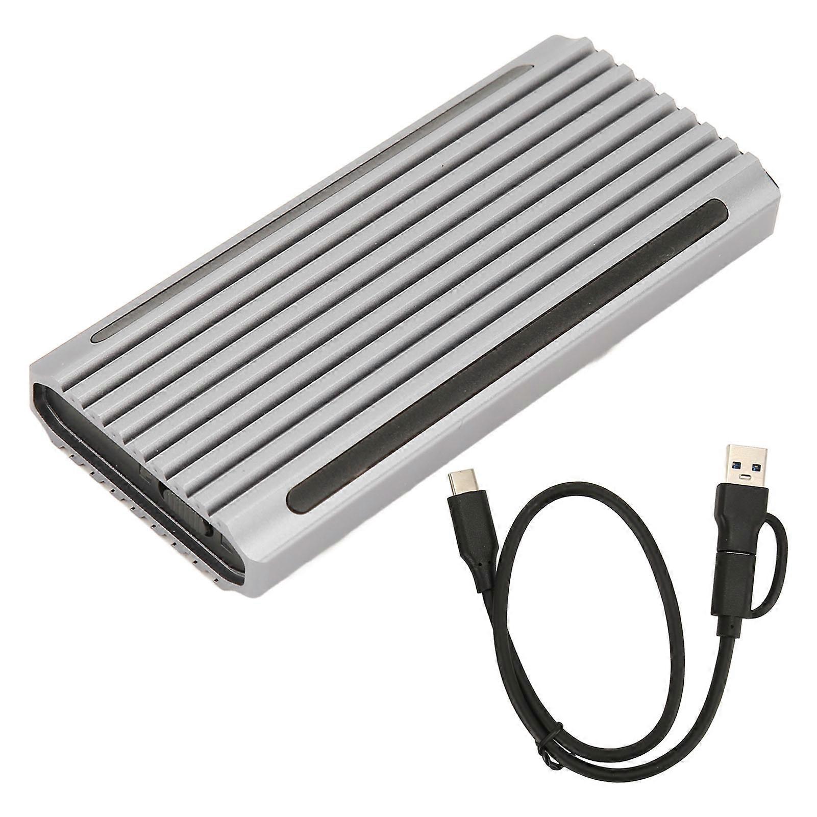 M.2 NVMe SSD Enclosure 10Gbps USB 3.1 Type C with RGB, Aluminium Alloy for 2230-2280