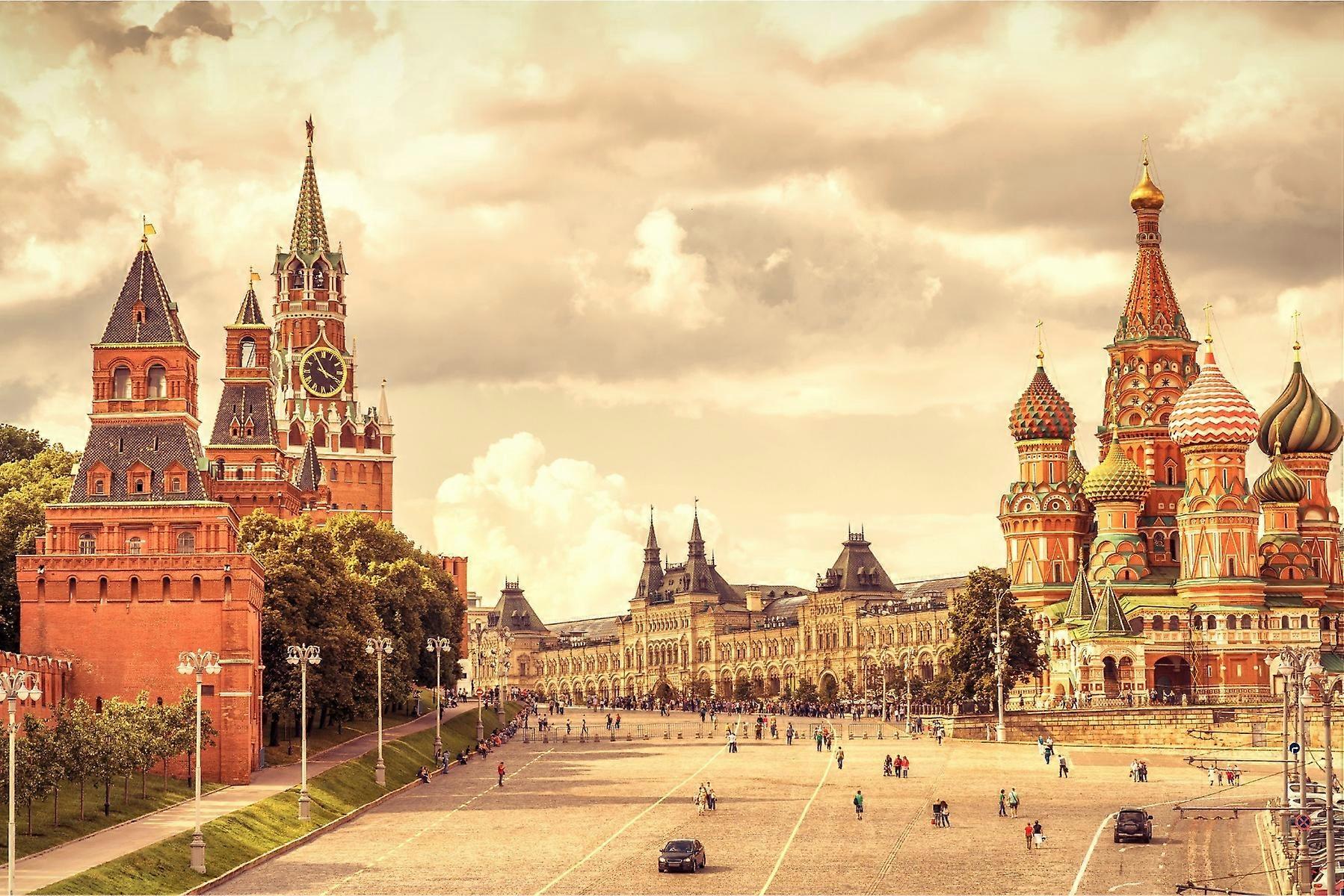 Fotobehang St. Basil's Cathedral Rode Plein