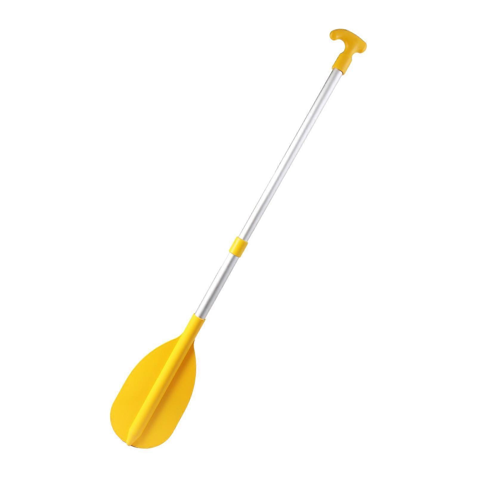 Kajakkpadle Ergonomisk Grep Aluminiumslegering For Kano Rafting Oppblåsbar Båt Gul