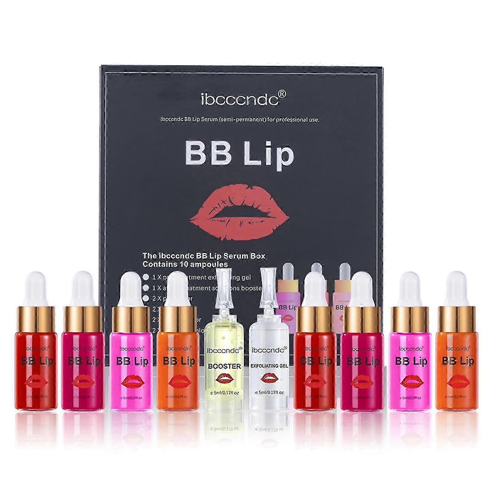 ExquisitePro Bb Kit de suero labial para colorear labios Microneedle