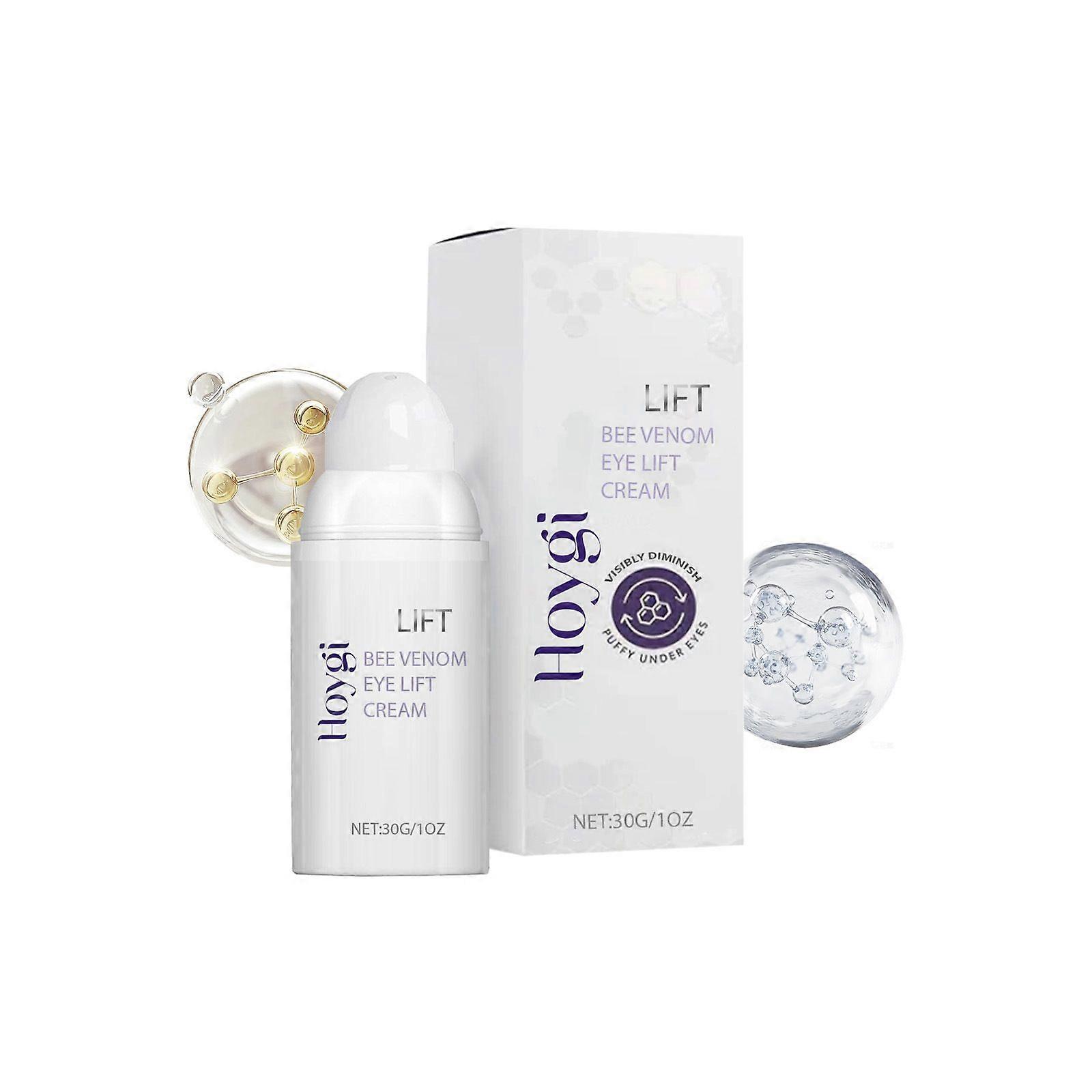 Bee Venom Eye Lift Cream,Instant Firm Eye Cream,Instant Firm Eye Tightener,抗衰老眼霜,适用于浮肿、黑眼圈和皱纹