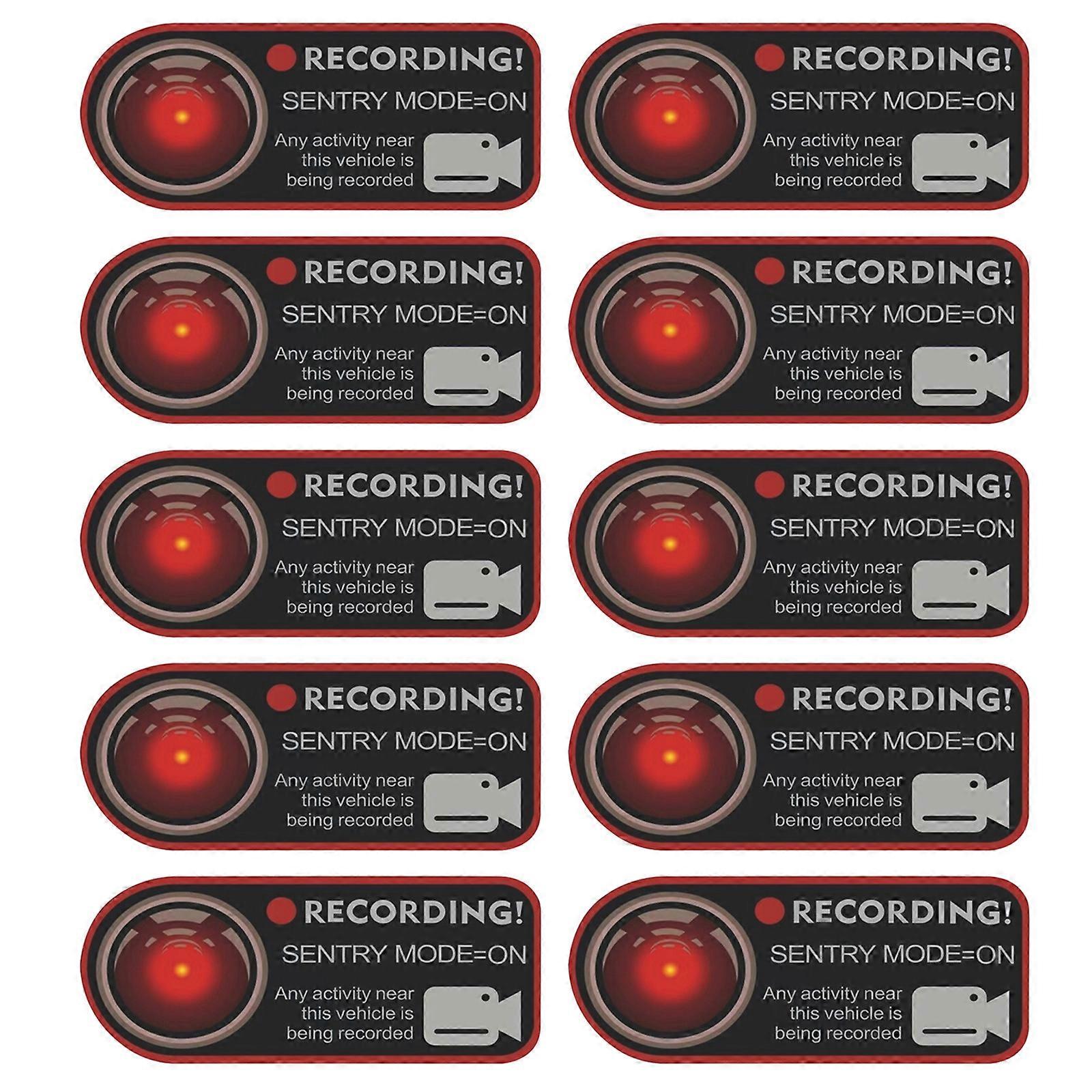 Waterproof Car Decal with Intelligent Surveillances Features Protective Vehicle Sticker Simple to Use for Parking Safety