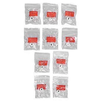 500pcs Full Cover False Nail Professional Portable Home Salon DIY Nail Tips Accessory (Transparent)
