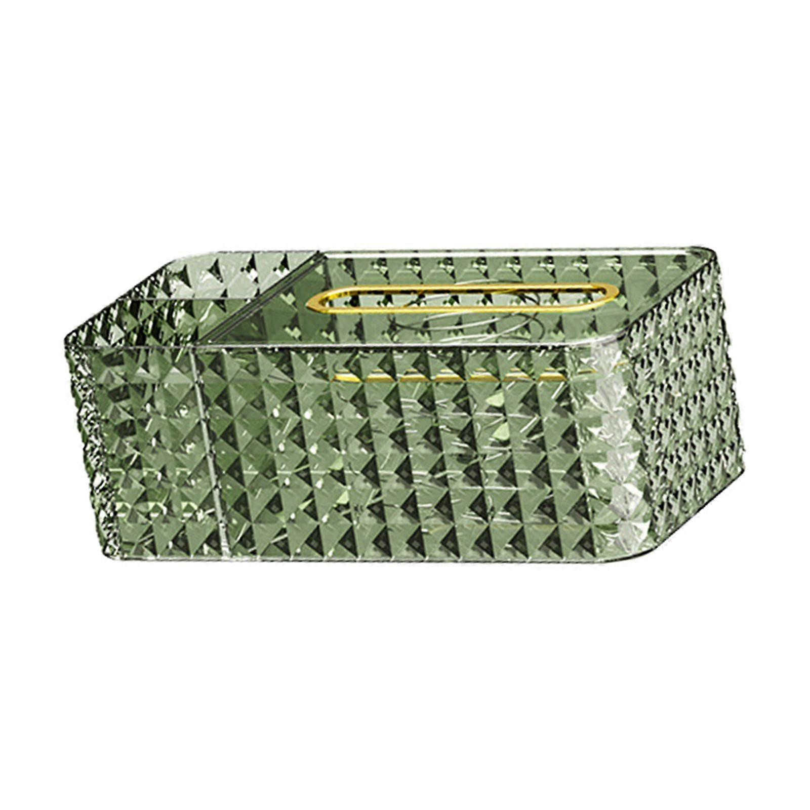 Multipurpose Tissue Box Holder Tissue Case with Lifting Spring for Desktop