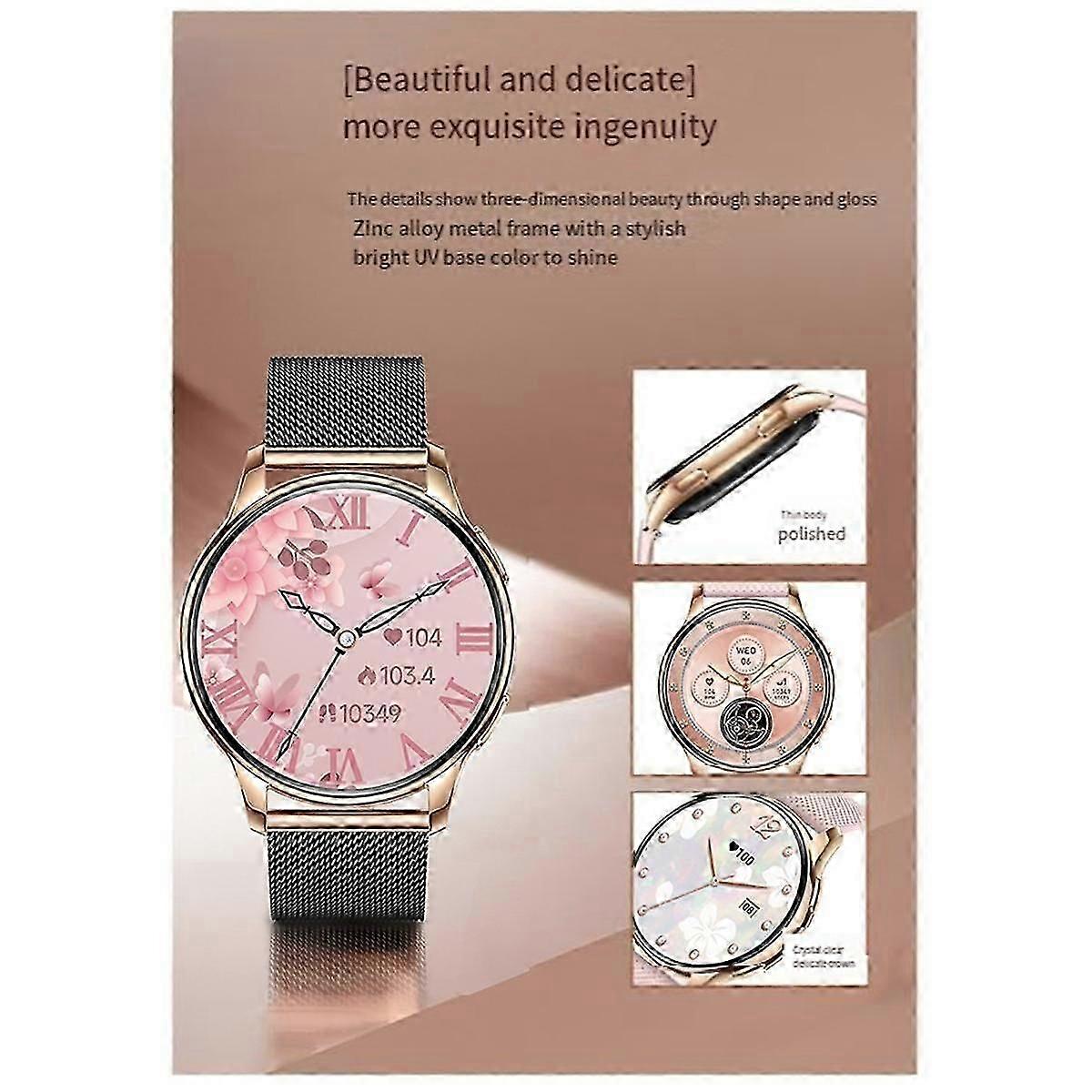 Ultra-Thin Heart Rate Blood Oxygen Sleep Monitoring HD Bluetooth Phone Smart Silver