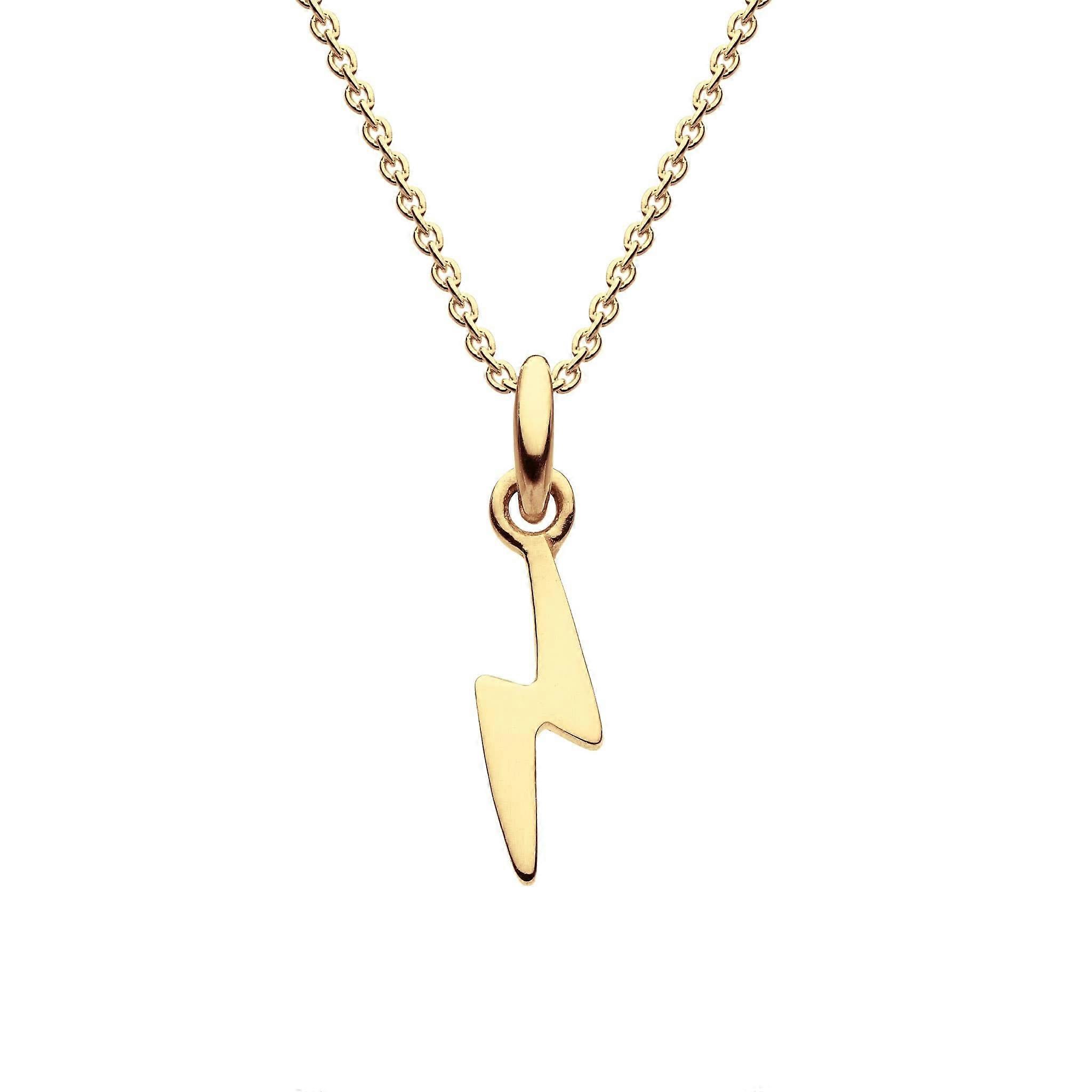 Dew Gold Plate Lightning Bolt Pendant 9845GD