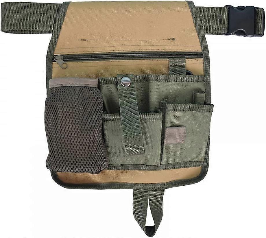 ツールベルト、600Dオックスフォードガーデンウエストバッグ、ハンギングポーチベルト、DIYers電気技師用マルチポケット修理ツールホルダー、大工、大工、大工、ビルダー