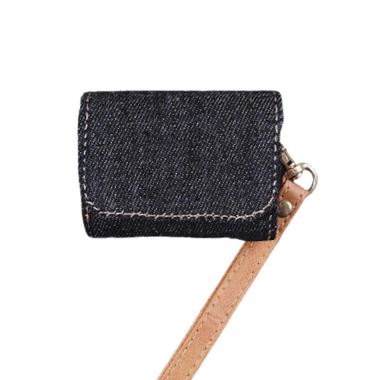 Cowboy Fabric Texture PU Headset Protective Bag