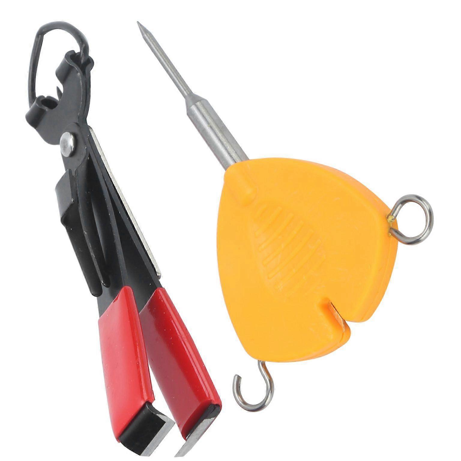 Multi-Purpose Fishing Line Knotting Tool - Knotless Puller for Tackle