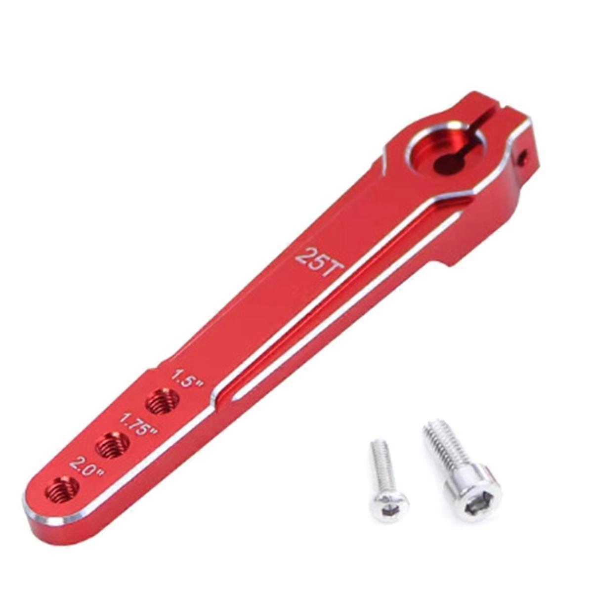 Aluminum Extended Steering Servo for RC Car SCX10 RC Toy Parts Red