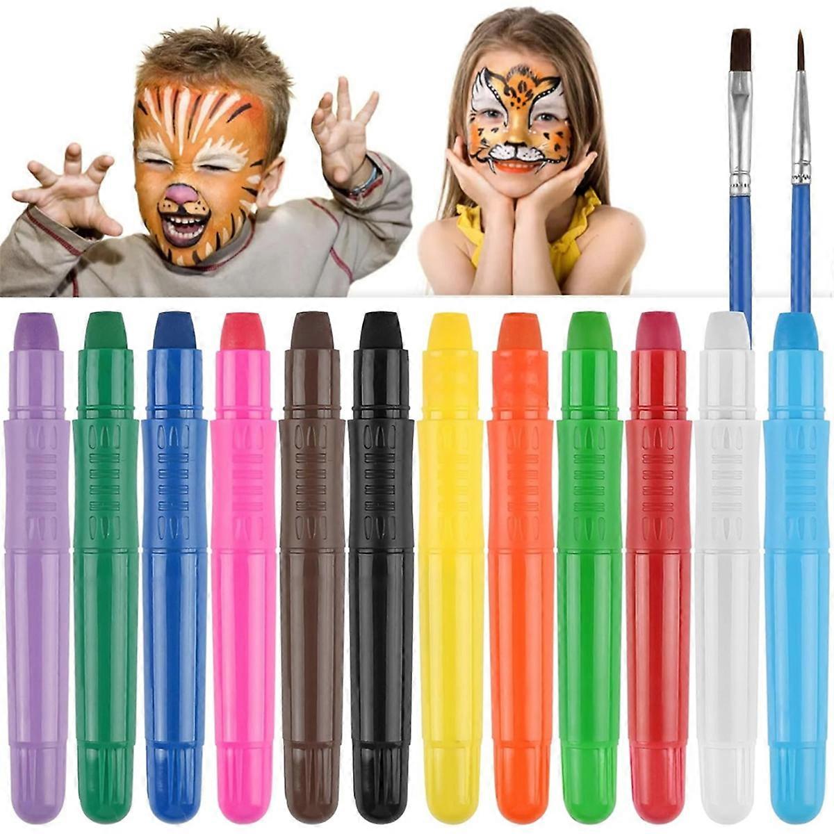 Face Painting Kit for Kids,12 Colors