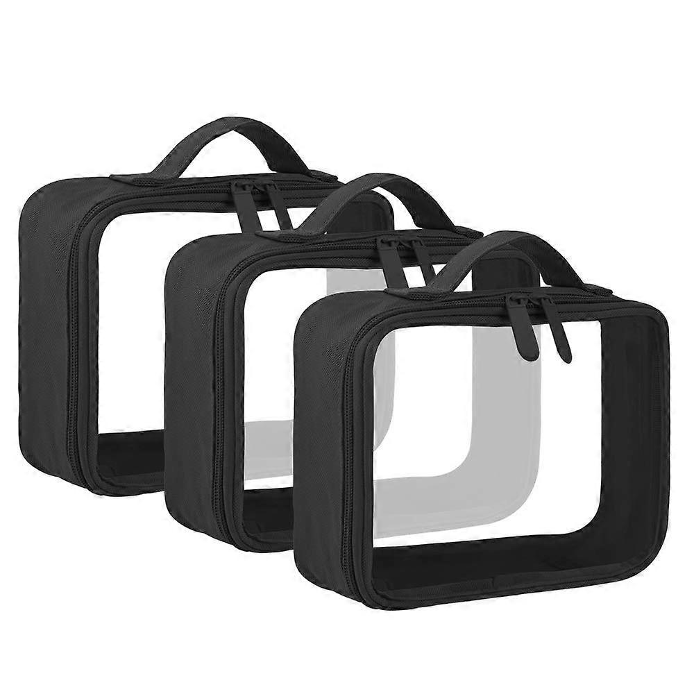 3pcs makeup bag-black 25.9*22.8*4.6