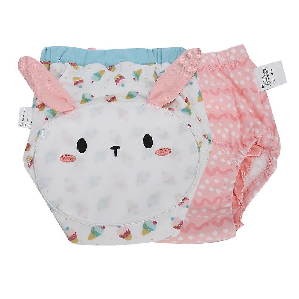 Learning Pants Cartoon Patch Cloth Diapers Baby Toilet Training Washable Nappy (2pcs/Set)