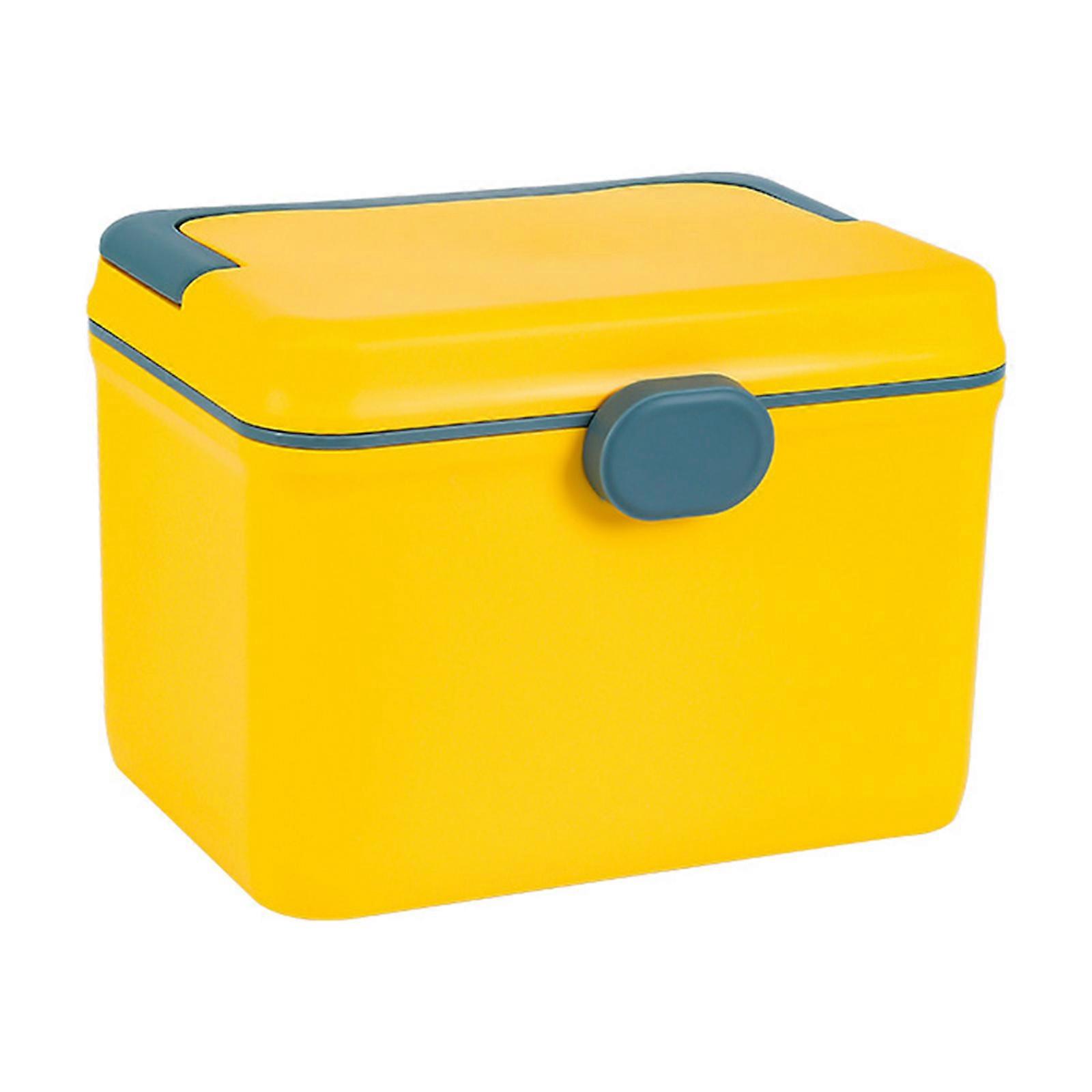 Multifunctional Large Capacity for Pill for Case Plastic First Aid Kit Container Family Emergency Medicine Storage Box O Yellow