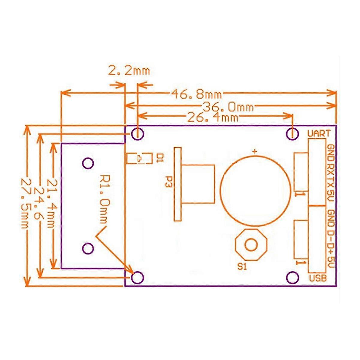 GM65 USB Wired Barcode Scanner 1D 2D Bar Code Reader