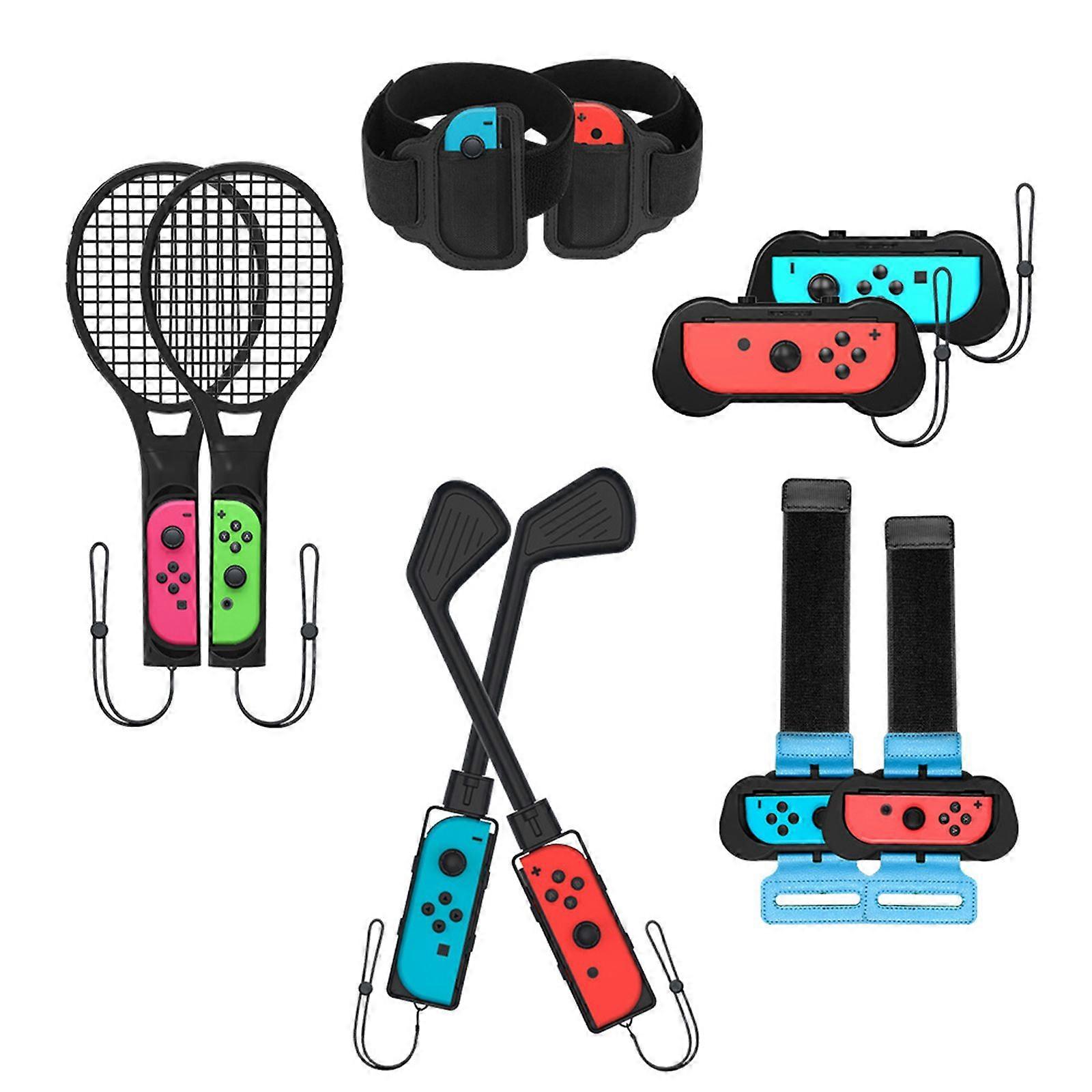 Switch Sports Bundle tilNintendo Switch &OLED Game Tennisketsjere Håndledsstropper