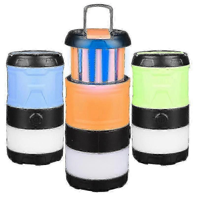 3 In 1 Stretchable Electric Mosquito Killer Camping Lamp With Bug Zapper Usb Rechargeable Led Lanter
