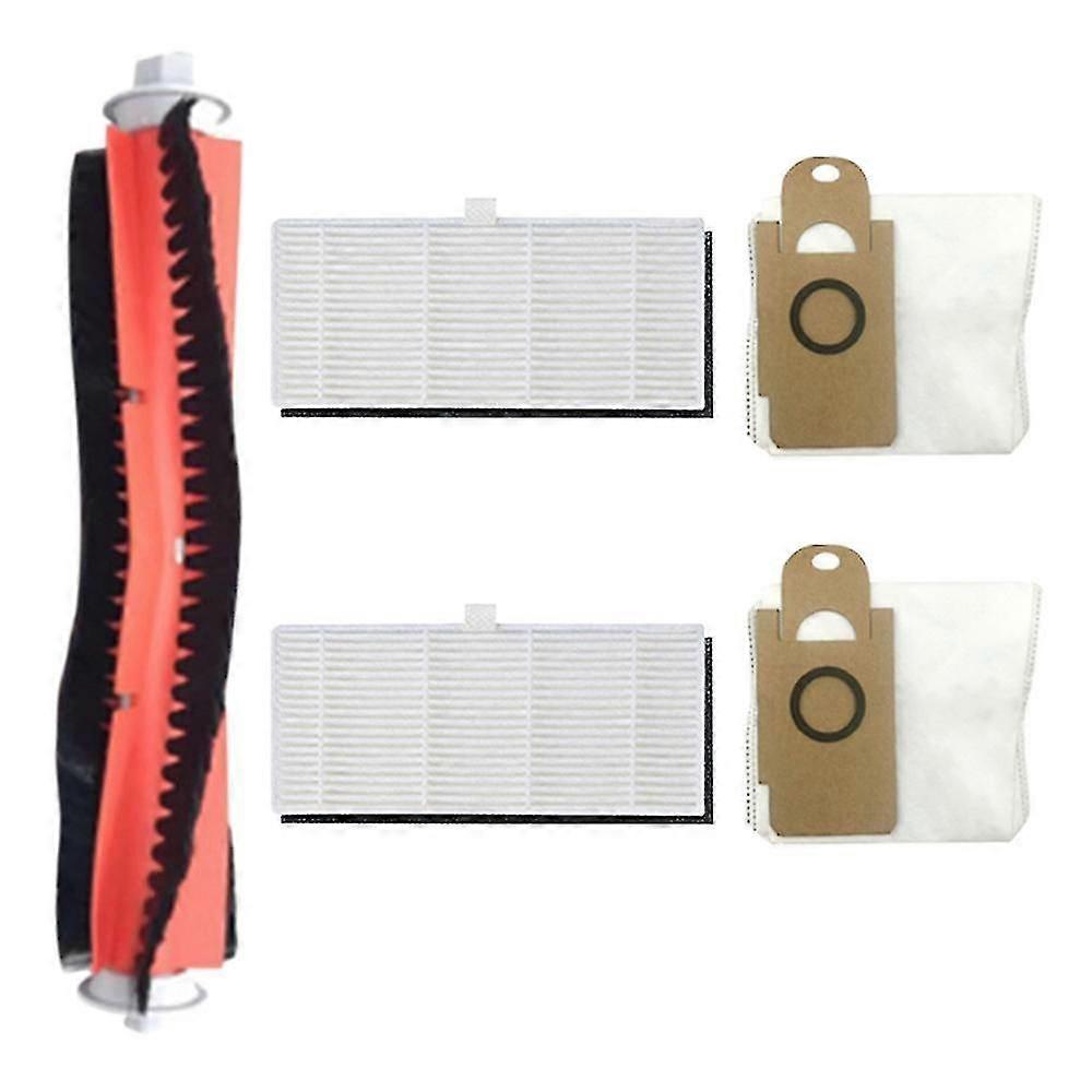 5pcs For Xiaomi Lydsto R1 Main Roller Brush Dust Bag Filter