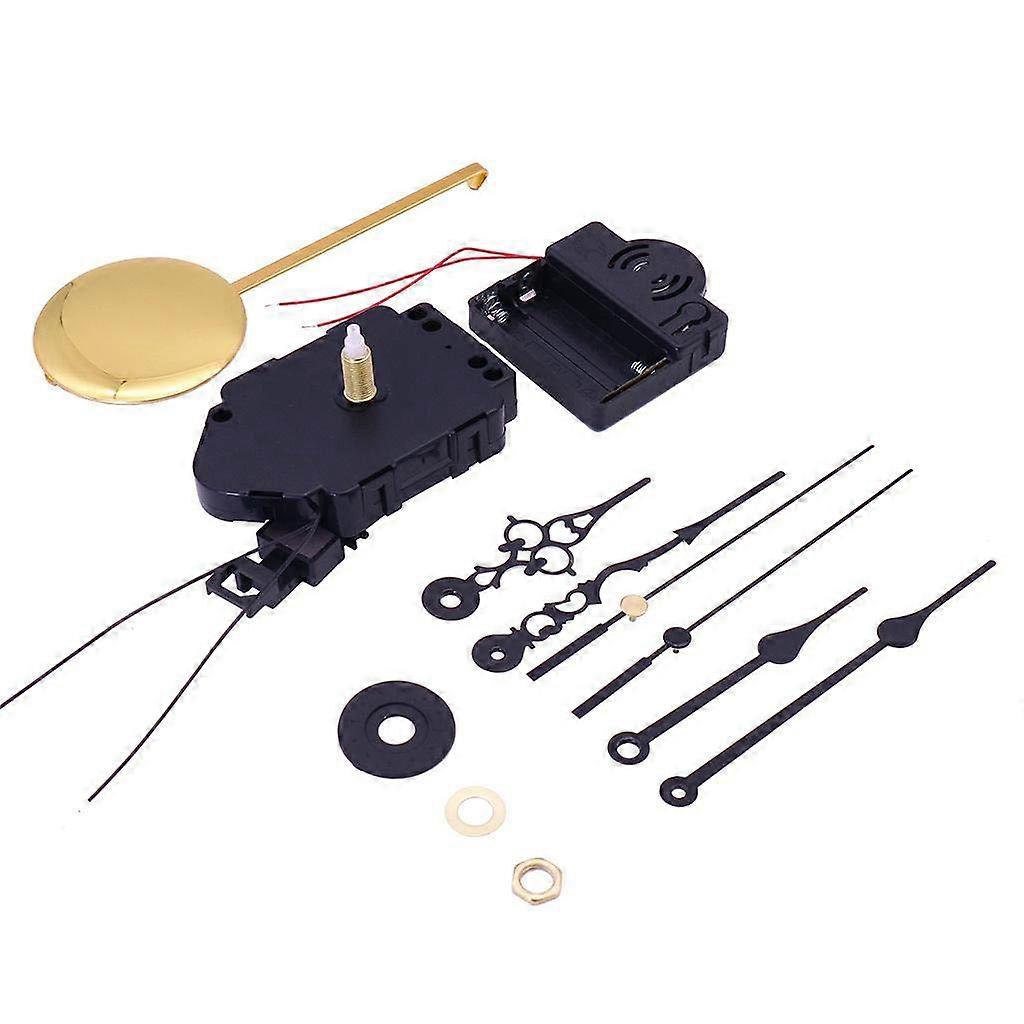 DIY Mechanism Pendulum Movements Replacement Kits W/Chime Music Box Wall Clock Parts