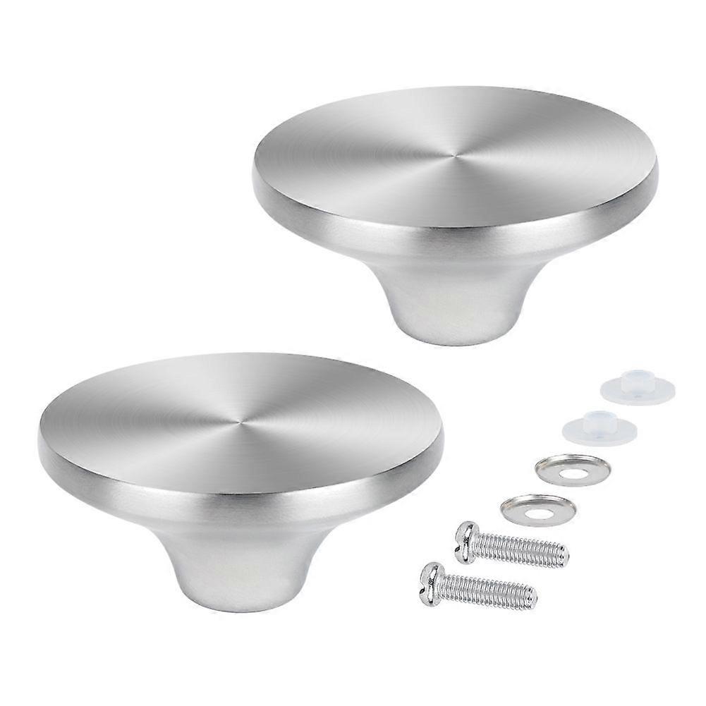 2 Pot Lid Knobs, Stainless Steel Replacement Handles for Cookware Lids